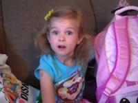 Mommy Tells her Cute Little Girl They're Going to Disney Land - You HAVE To See Her Reaction! ♥ ♥ ♥