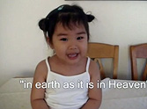 Adorable 2 Year Old Girl Recites The Lord's Prayer - So Cute