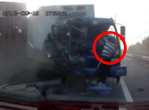 Truck Driver Flies Through the Windshield - and Miraculously Lands on his Feet