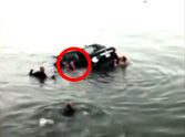 84 Year Old Sinking in her Car is Rescued At the Last Possible Second - Wow
