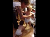 The Cutest Twins Play a Little Trick on Their Mother - LOL