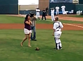 Soldier Surprises Girlfriend at a Baseball Game - Then Does Something Crazy! :)