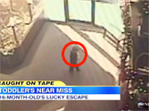 Toddler Unbelievably Escapes Death by Seconds - a Miracle Caught on Camera!
