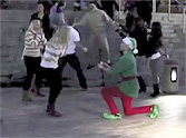 Awesome Christmas Flash Mob With a Surprise Ending - So Romantic