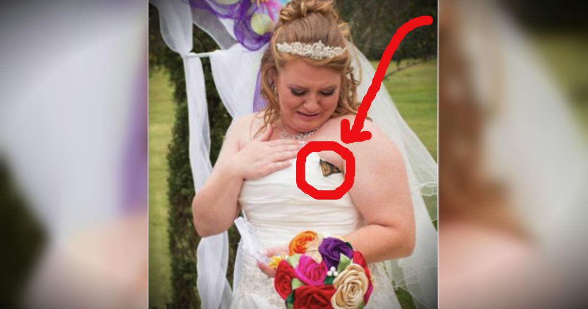 She Got A Very Special Sign From Heaven On Her Wedding Day