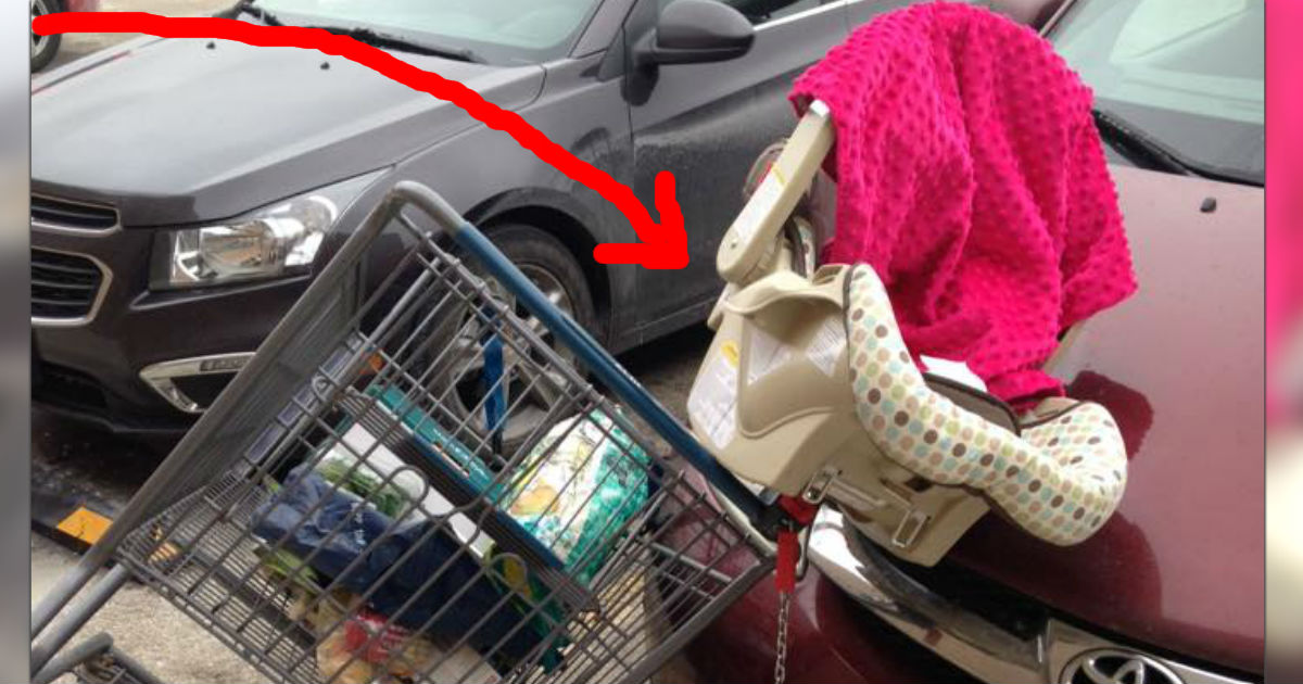 Mom's Warning Of A Dangerously Common Shopping Cart Mistake!