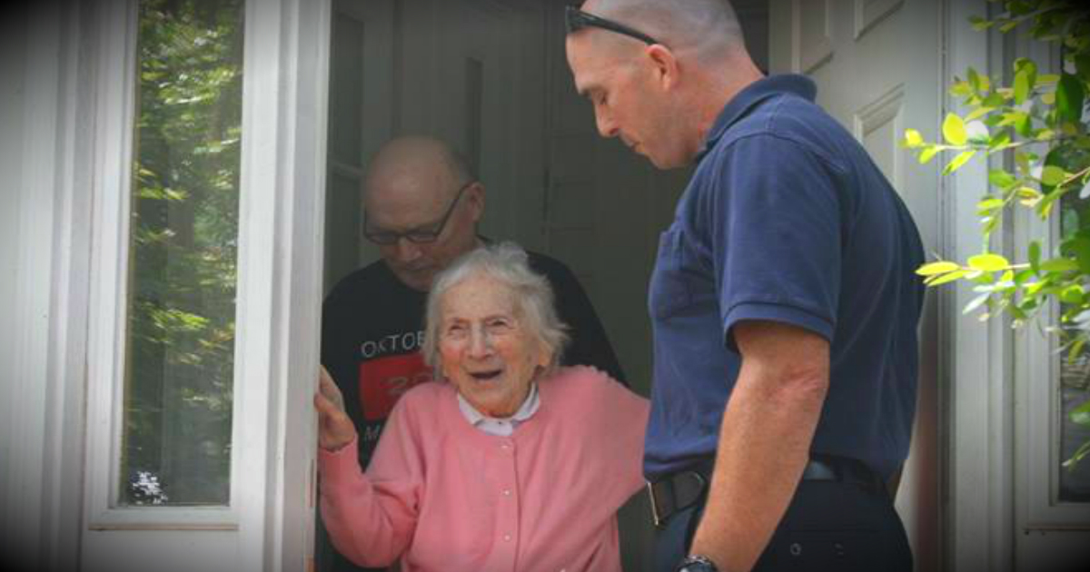 A Firefighter's Widow Turned 100, And The Department Did THIS!