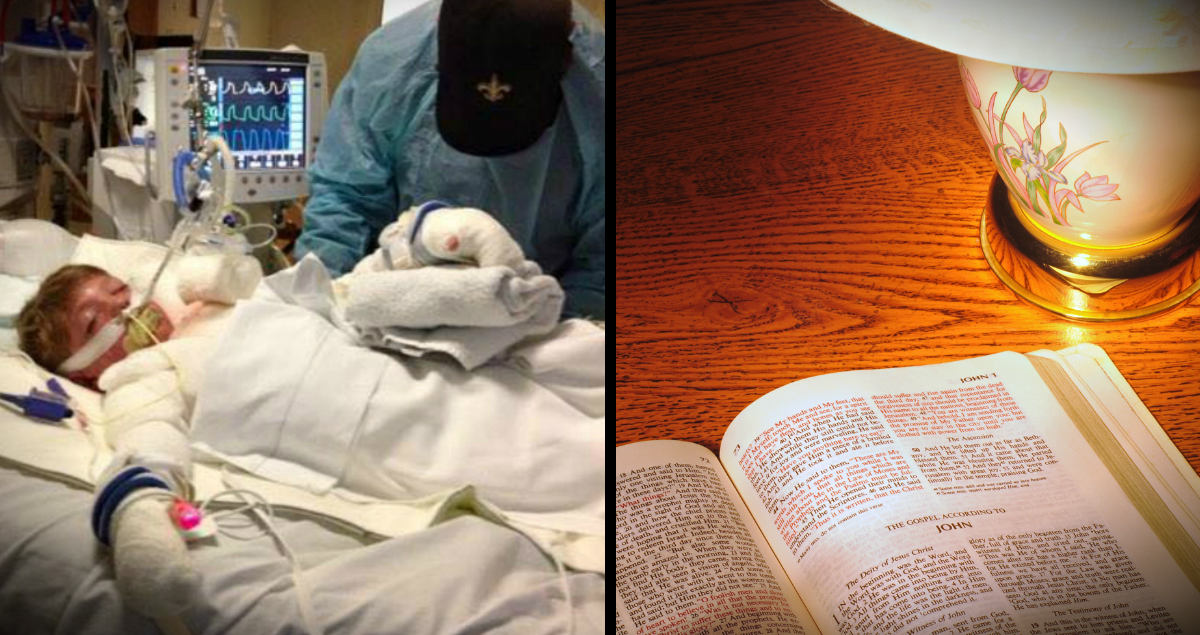 Mother Of A Dying Boy Finds Peace In An Open Bible Left In Her Hotel Room