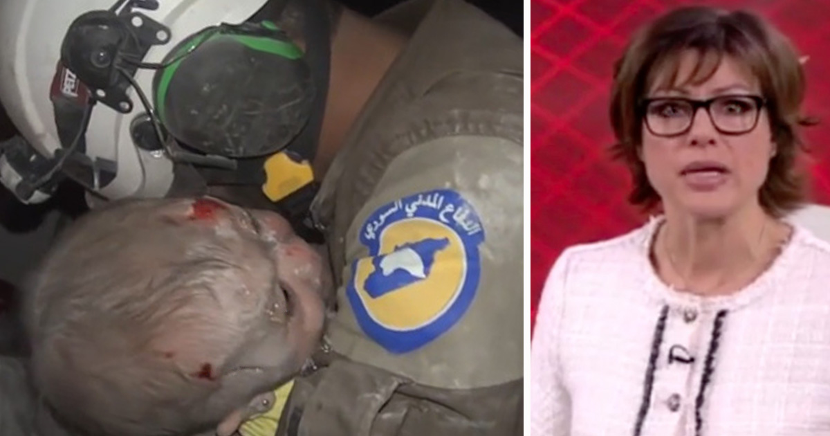 Rescuer And News Anchor In Tears Over Baby Found In Collapsed Building