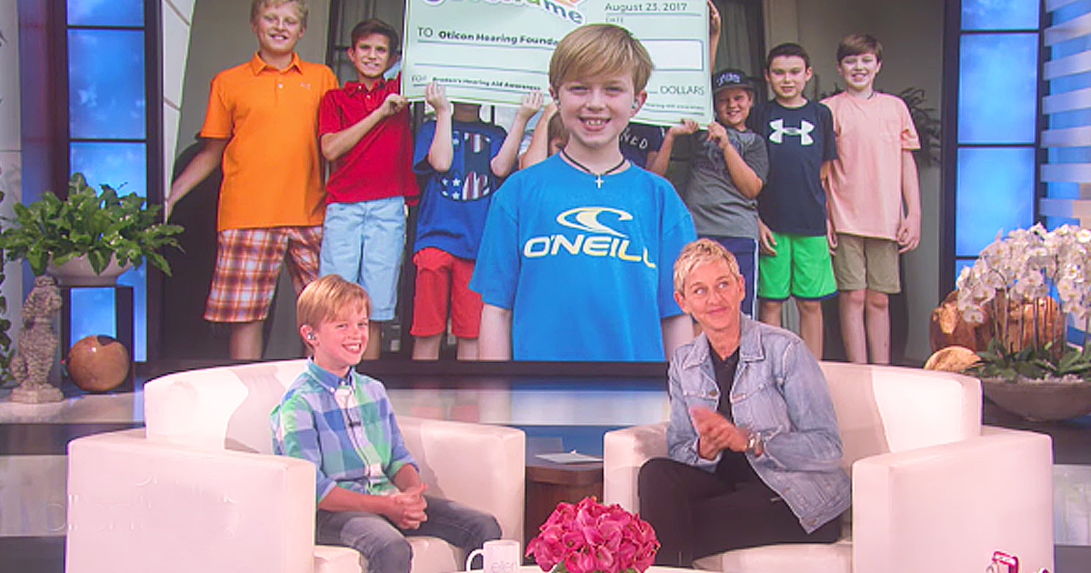 Kind 10-Year-Old Boy Raised Over 20k For Hearing Impaired Kids