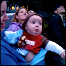 Baby Sees Fireworks for the Very First time