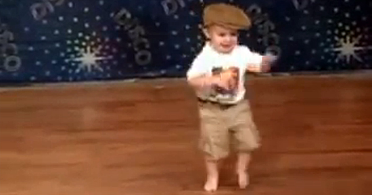 Precious Baby Suddenly Dances When the Music Starts - So Cute