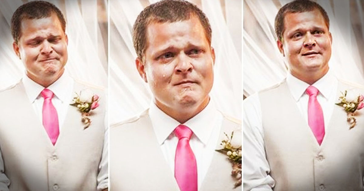 The Reactions of These 22 Grooms Seeing Their Brides Are PRICELESS. I Was in Tears by #3