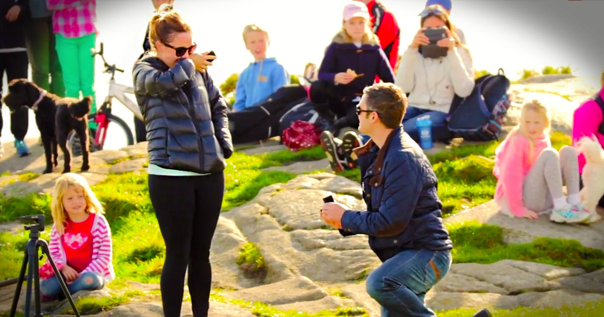 Celebrity Surprise-Filled Proposal Will Make Your Heart Sing
