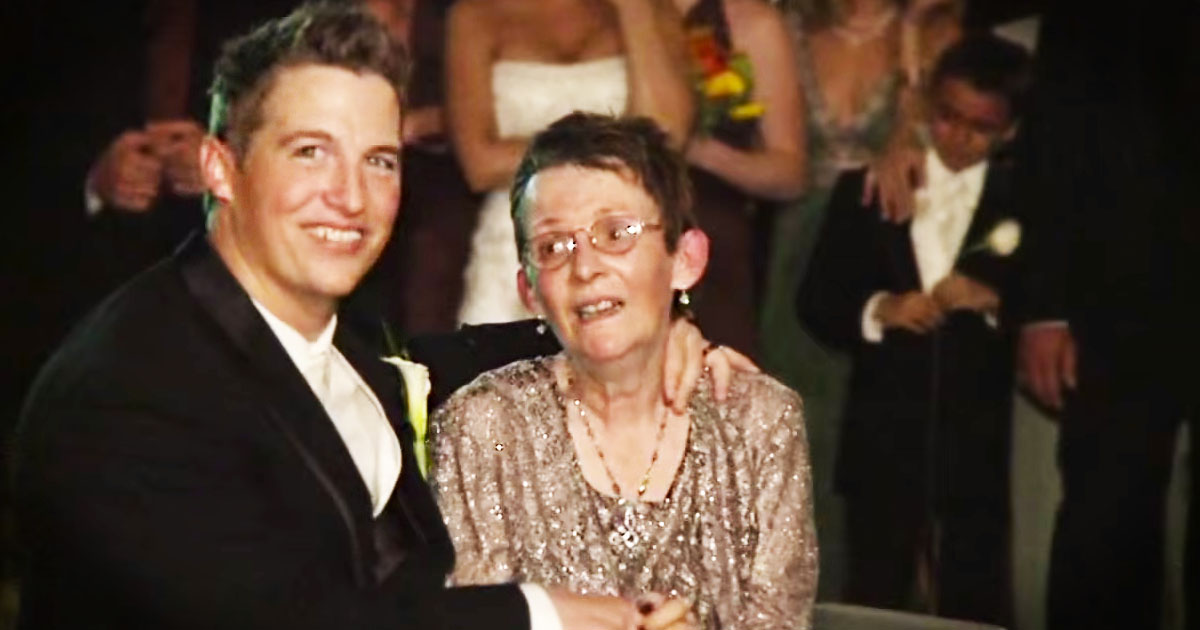 Groom's Mom Couldn't Dance So He Did THIS--Tears!
