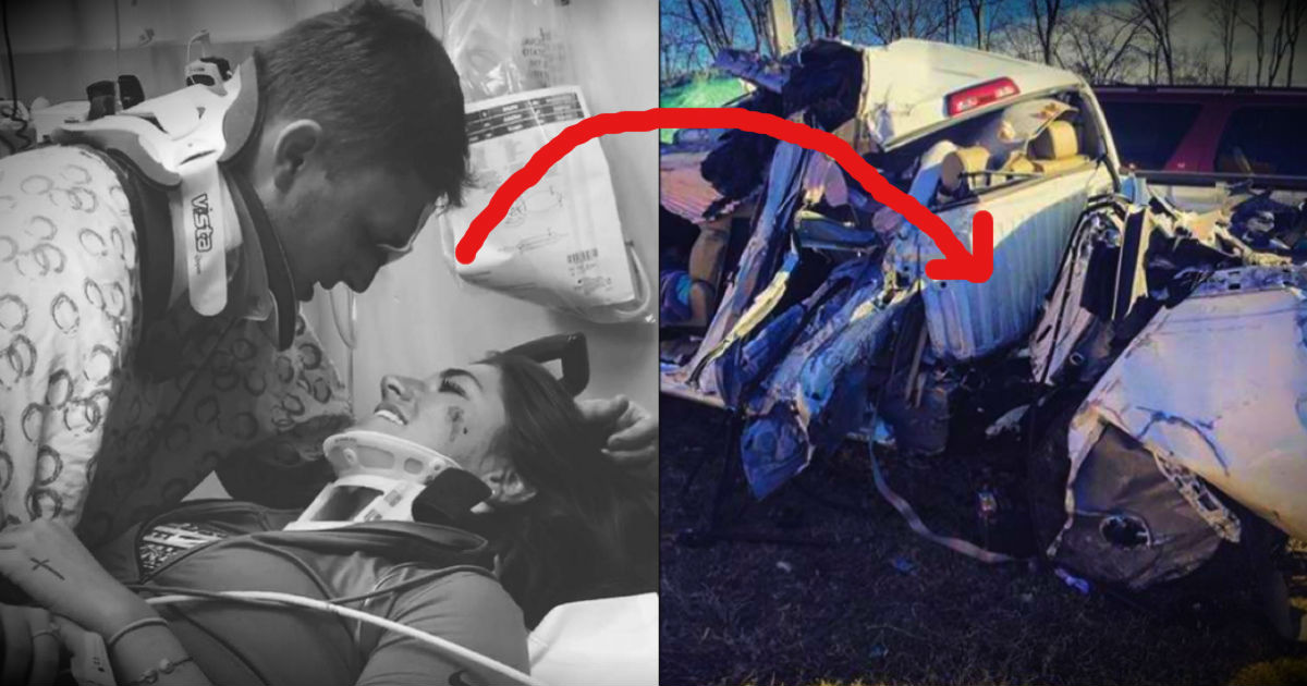 A Young Couple Was Spared From A Horrible Crash And It Was All GOD!