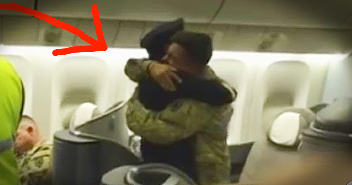 Pilot Surprises Soldier Son In A Beautiful Way