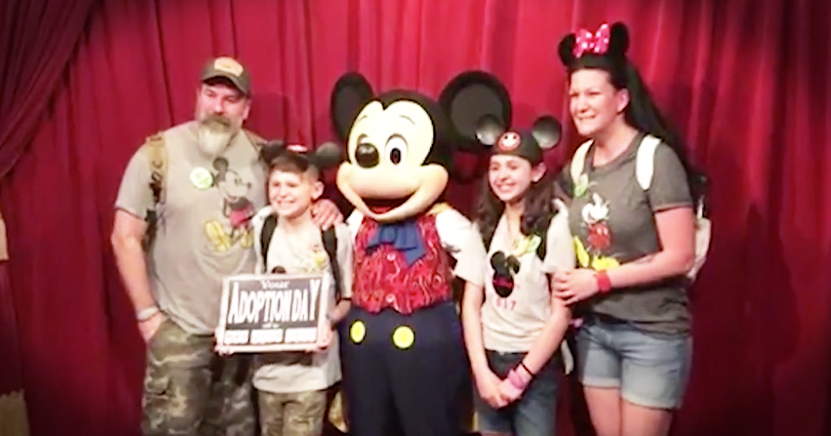 Mikey Mouse Helps In Adoption Announcement